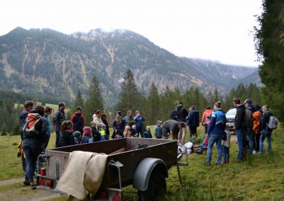 Jochpass Oldtimer Memorial Baumpflanz-Spenden -Aktion 2022 für den Bergwald Allgäu