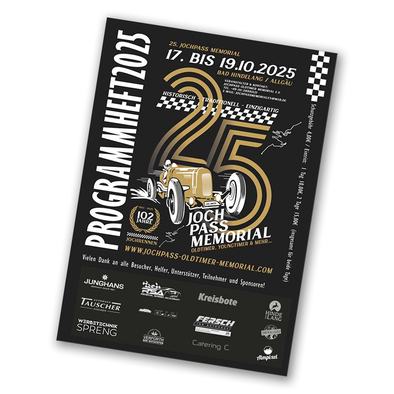 Jochpass Memorial Programmheft