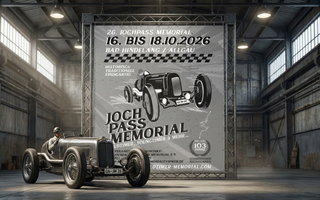 Das neue Design zum 26. Jochpass Memorial