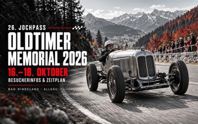Jochpass Oldtimer Memorial 2026: Besucherinfos und Zeitplan für euer Wochenende